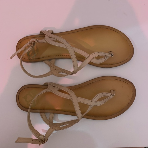 Fergalicious Shoes - Nude Strappy Sandals